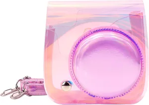 Leather Camera Case Transparent Symphony PVC Camera Bag with Shoulder Strap for Fujifilm Mini 11 Camera Accessories