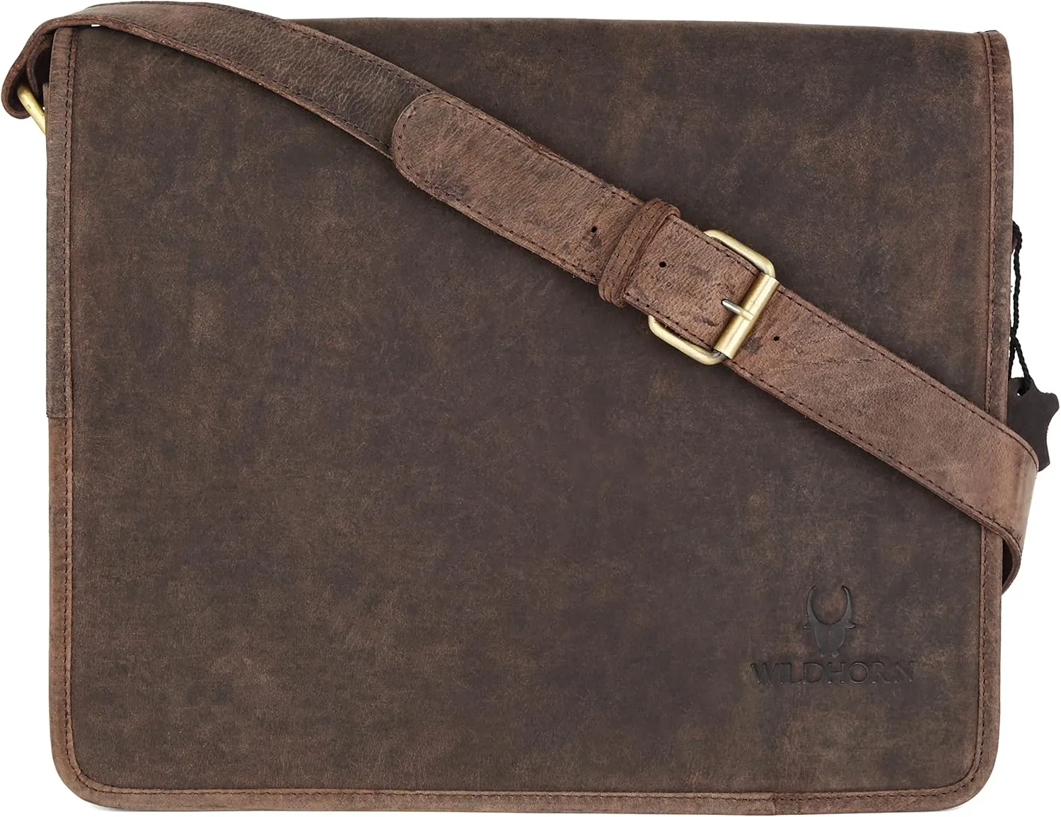 Leather Men's Laptop Messenger Bag