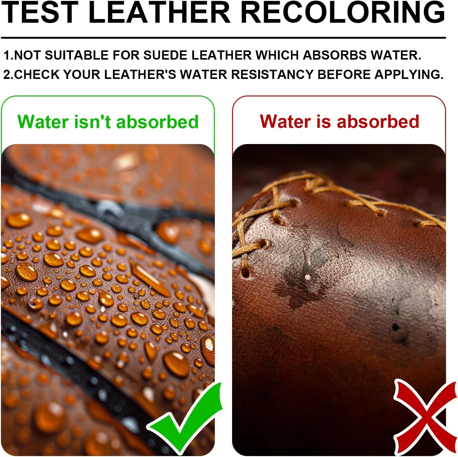 Leather Recoloring Balm Set,Leather Cleaner Restore Conditioner Mink Oil for Leather Repair Kit for Furniture Couches -Revives Repairs Scratches Leather Dye Furniture Polish (Maroon)