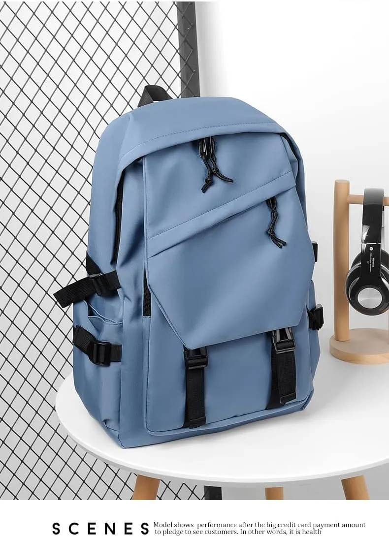 Leisure Backpack, College/University Daypack, Laptop Backpack, Blue