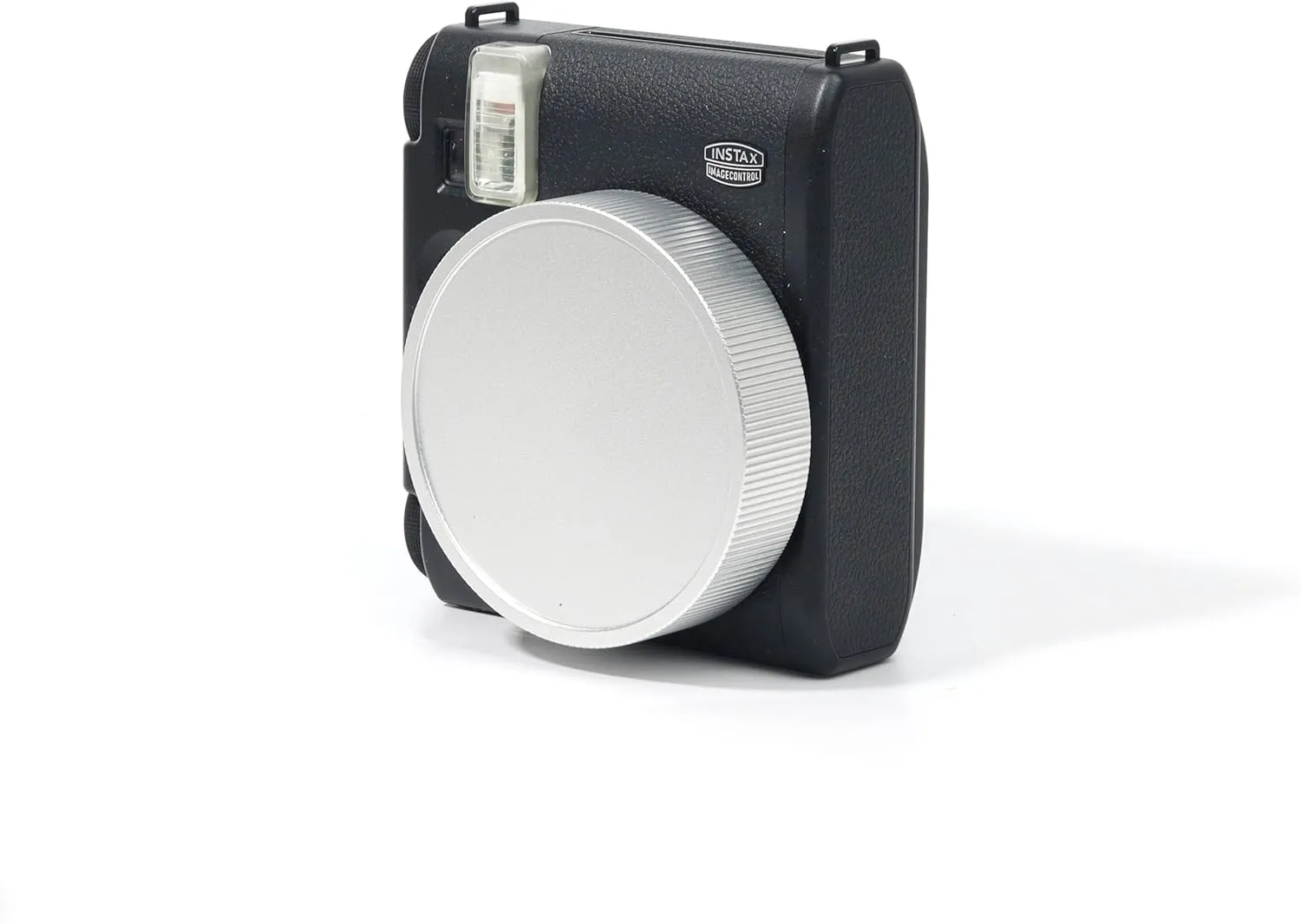 Lens Protective Cap Compatible with Fujifilm Instax Mini 99 Instant Camera, Instax Mini 99 Lens Cover, Aluminum Cap with Anti-lost Rope and Dust-Proof Bag - Silver
