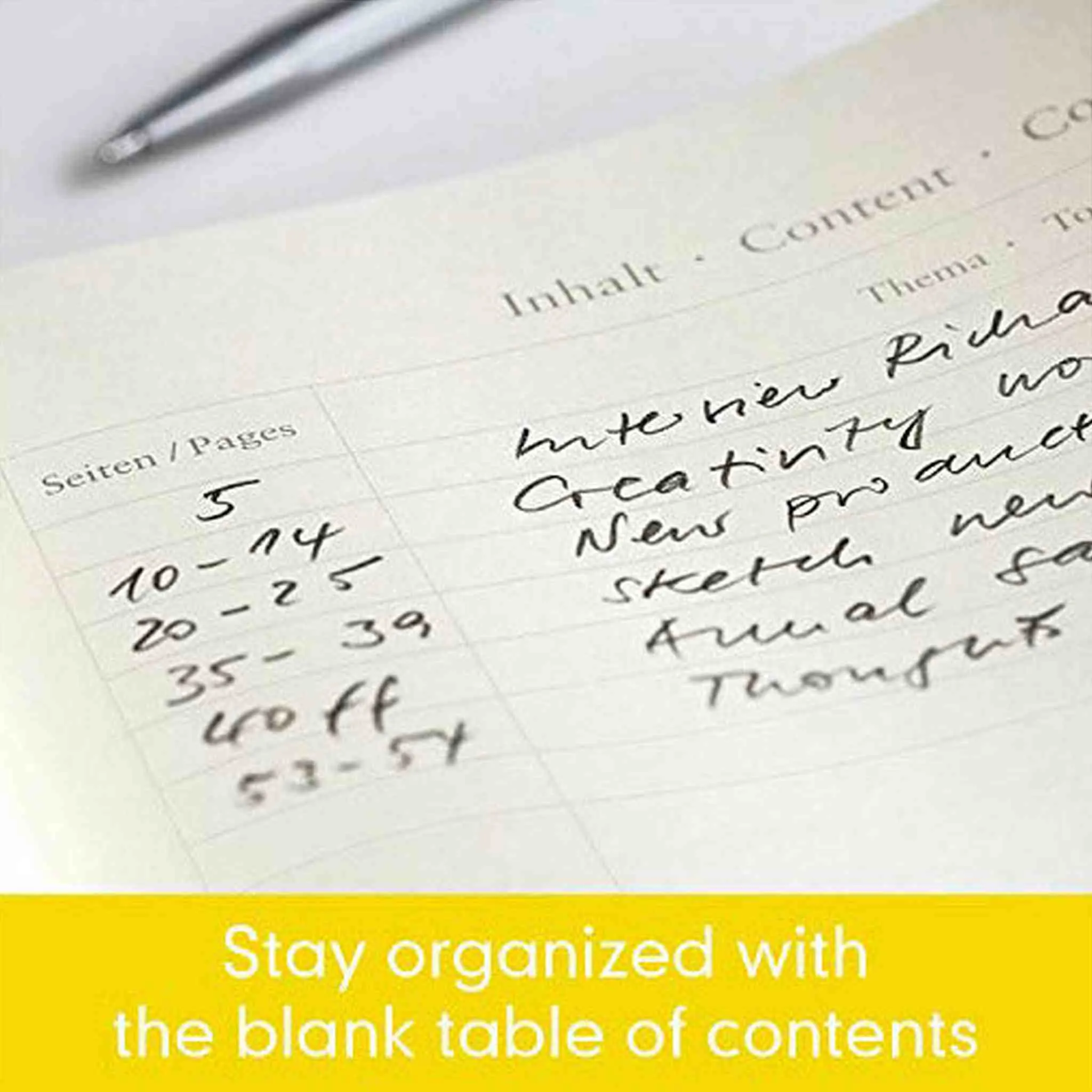 LEUCHTTURM1917 - Medium A5 Plain Hardcover Notebook (Lemon) - 251 Numbered Pages