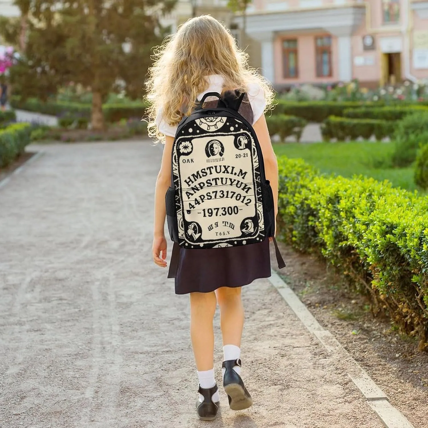 Lightweight Backpack for Gym Travel Bicycle - Big Capacity Multipurpose Anti-Theft Carry On Bag, Magic Spirit Board Witch Art Travel Hiking Bag & Day Pack