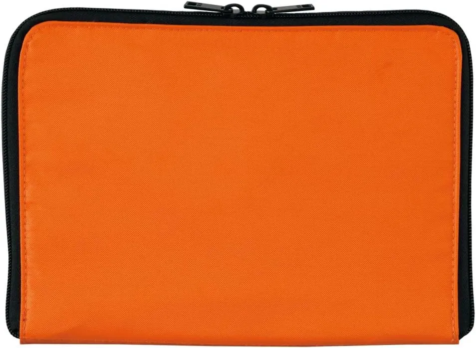 LIHIT LAB Laptop Sleeve With Storage Pockets (Bag-in-Bag), 7.1 x 9.8 Inches, Brown (A7553-9)