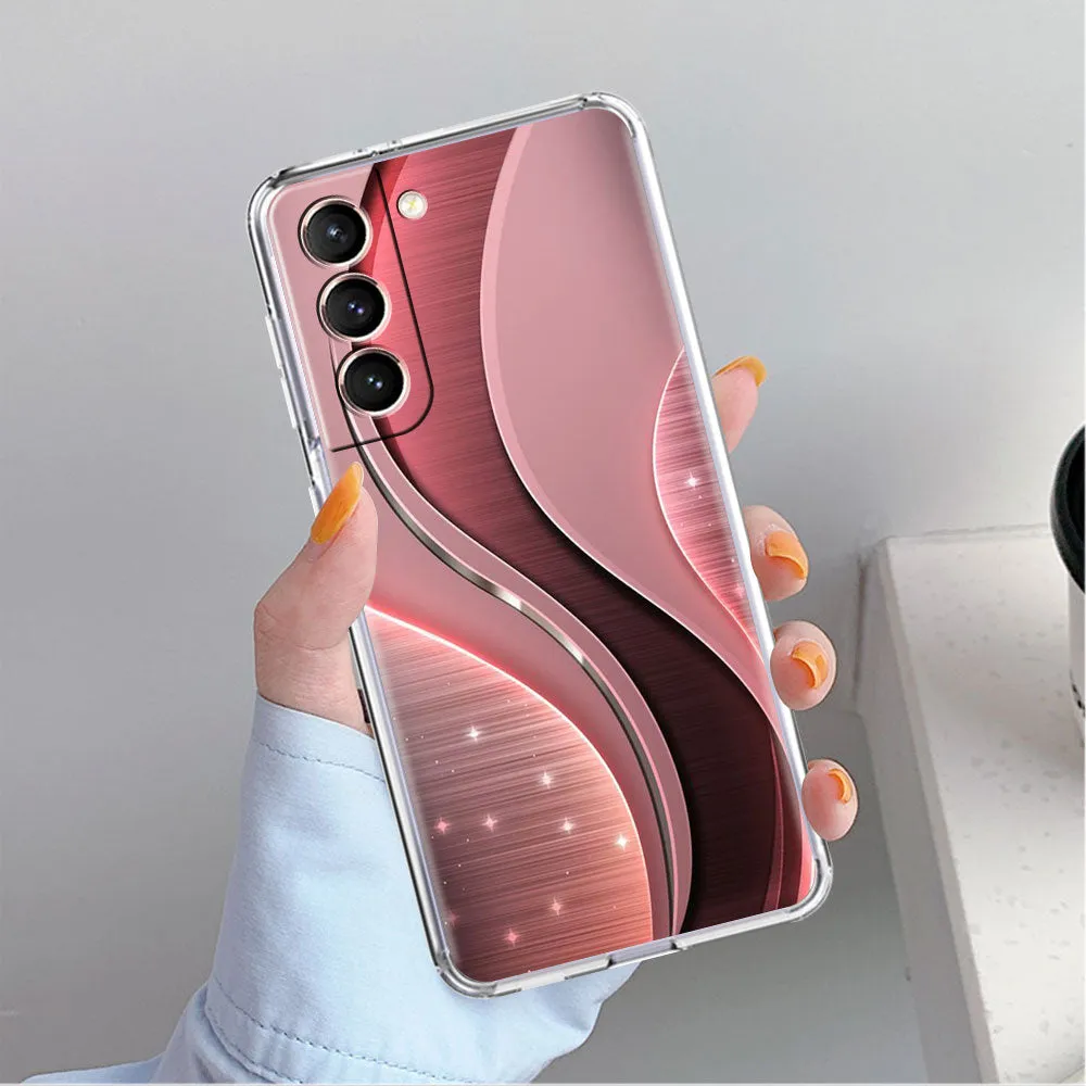 Love Bow Floral Clear Case For Samsung Galaxy