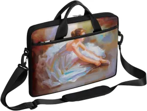 Love Penguin Laptop Bag for Men Women 13-15 Inch Case Bags Sleeve Shoulder with Anti Slip Removable The Pad Straps