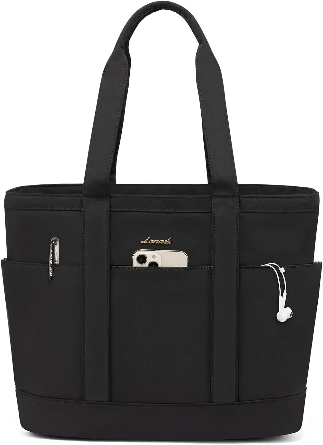 LOVEVOOK Tote Bag for Women - Lightweight Work Bag with 15.6 Inch Laptop Space