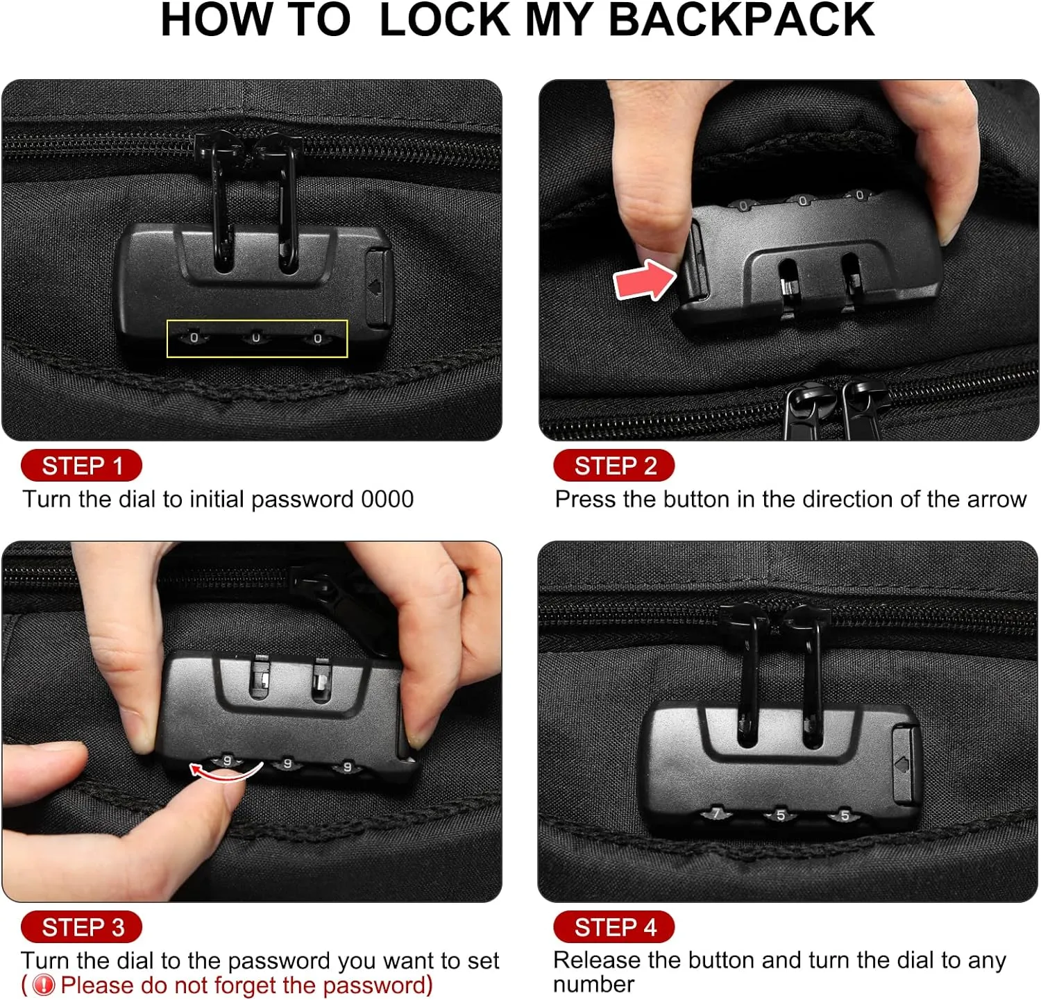 LOVEVOOK Travel Laptop Backpack Waterproof Anti Theft with Lock and USB Charging Port Large Computer Business Backpack for Men Women College (15.6 inch, Blue)