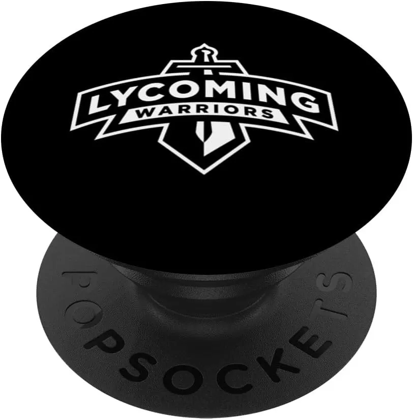 Lycoming Warriors Sword & Shield Logo Lycoming College PopSockets Standard PopGrip