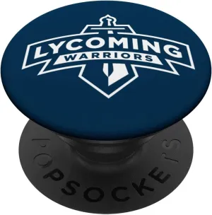 Lycoming Warriors Sword & Shield Logo Lycoming College PopSockets Standard PopGrip