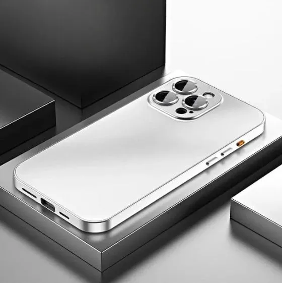 Magsafe Wireless Charging Aluminium Frame Full Cover Case For iPhone With Lens Protection And Protective Metal Bumper
