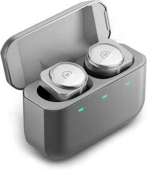 Master and Dynamic MW09 True Wireless Earphones Bluetooth Noise Cancelling Headphones/Earbuds Silver/White
