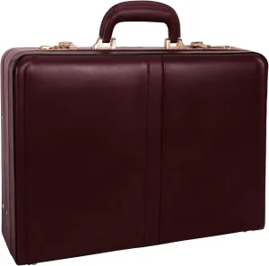 McKlein Leather 4.5" Expandable Attaché Briefcase- HARPER