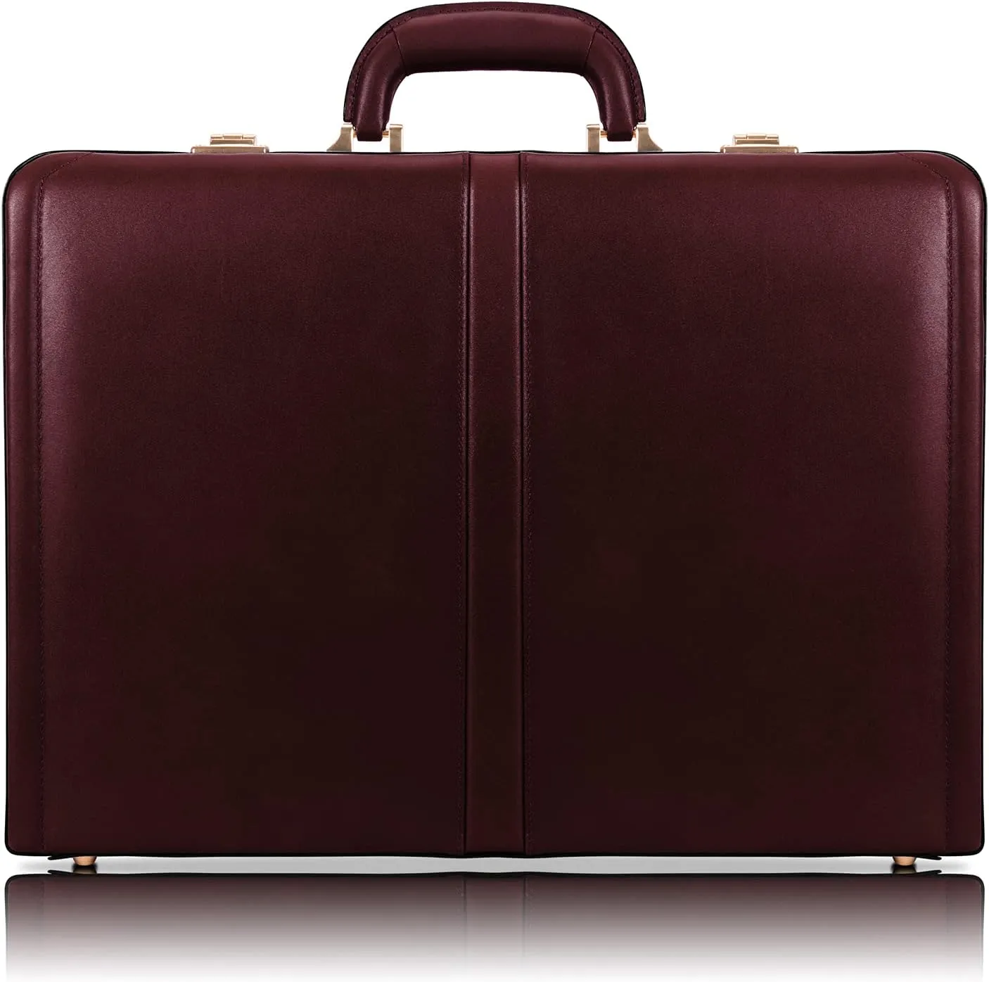 McKlein Leather 4.5" Expandable Attaché Briefcase- HARPER