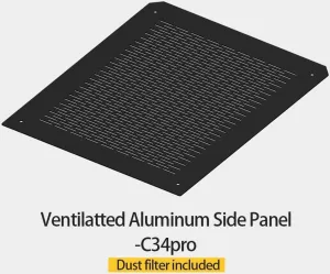 Mechanic Master Aluminum Alloy Case Accessory - Fine Mesh Side Panel (C34Pro)