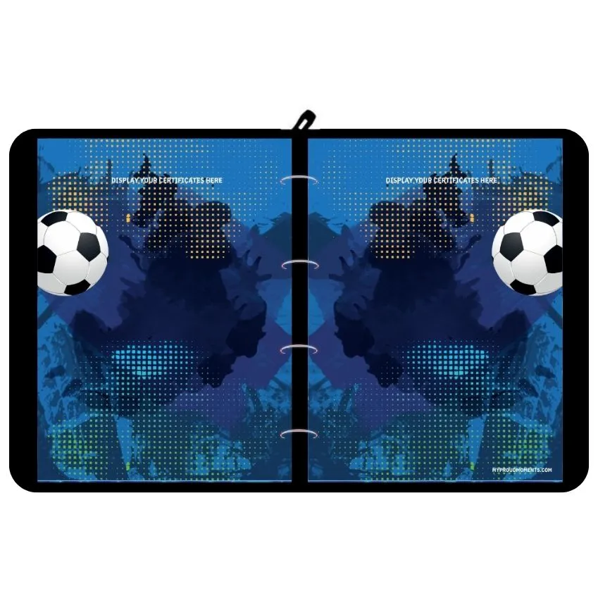 Medal & Certificate Case - Football