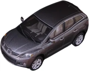 Metal Vehicles Toys 1:43 for Mazda CX-7 SUV 2006 Metallic Grey Alloy Car Model Classic Sedan Mini Decoration Home Or Office Décor