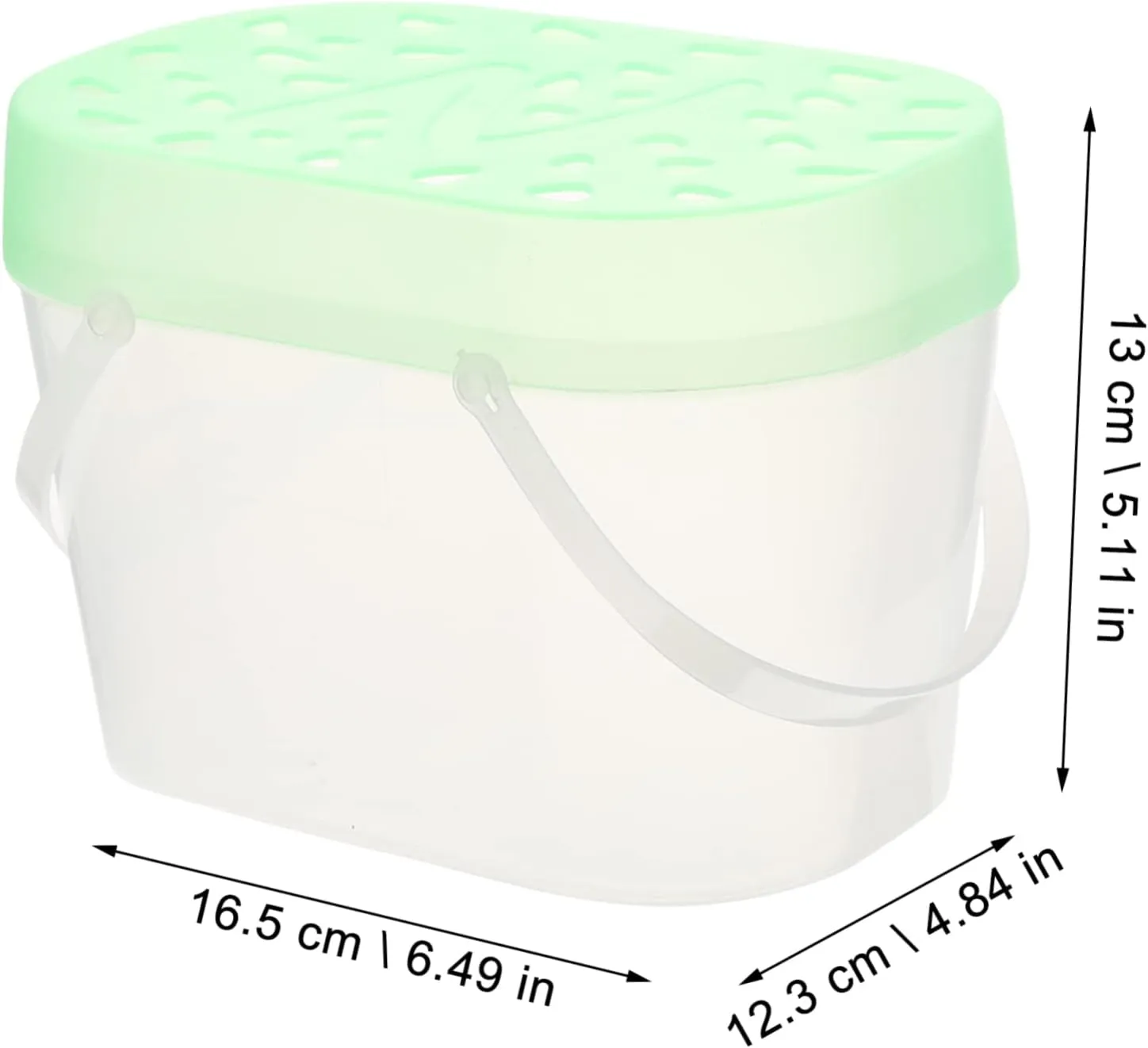 Mikikit 2pcs Portable Reptile Cases for Small Pets Hamster Carriers Travel Boxes for Mice Turtles Guinea Pigs Convenient Pet Transport for Hiking and Outings