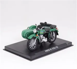 Mini Simulation Motorcycle Toys 1/24 for Diecast JAWA-638 /Soviet Ural Alloy Three-Wheeled Off-Road Motorcycle Model Adult Collection Toy Cars Adult for Boys