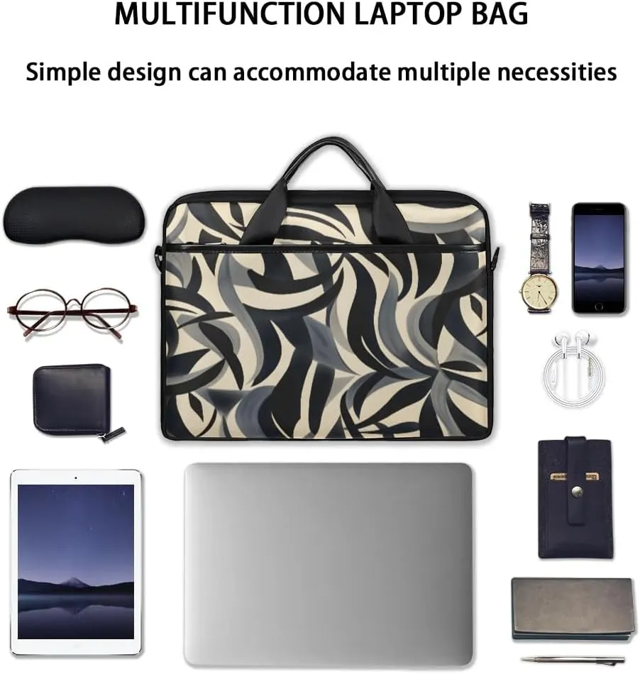 Modern Geometric 15 Inch Laptop Bag Laptop Shoulder Bag Computer Cases for Laptops or Tablets
