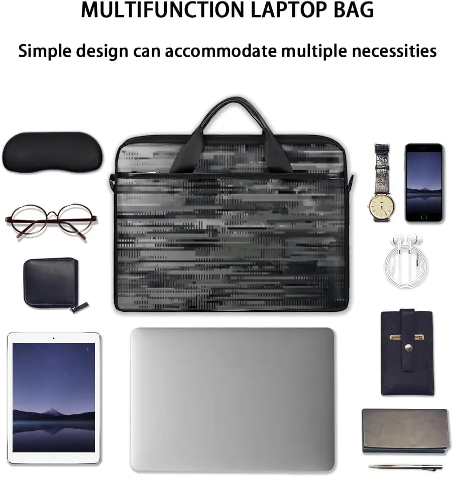 Modern Geometric 15 Inch Laptop Bag Laptop Shoulder Bag Computer Cases for Laptops or Tablets