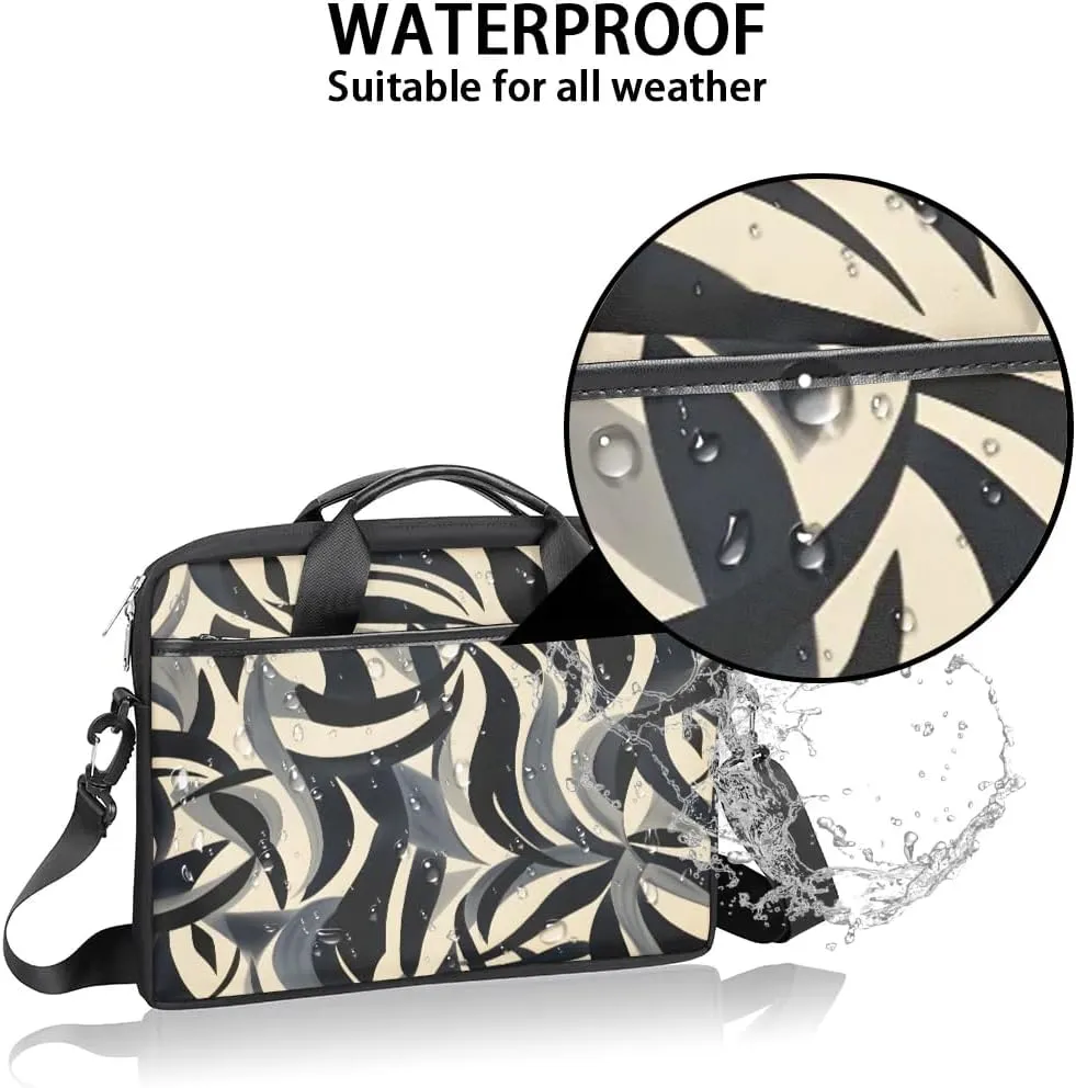 Modern Geometric 15 Inch Laptop Bag Laptop Shoulder Bag Computer Cases for Laptops or Tablets