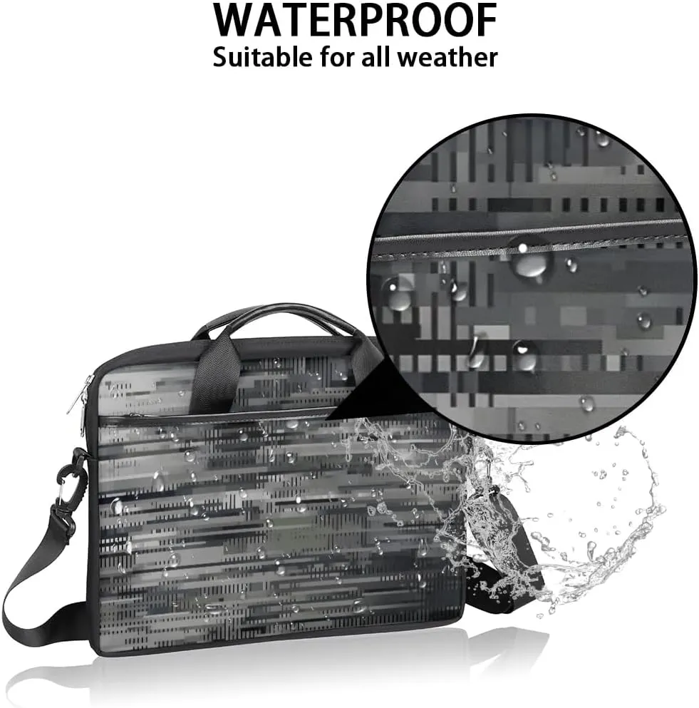 Modern Geometric 15 Inch Laptop Bag Laptop Shoulder Bag Computer Cases for Laptops or Tablets
