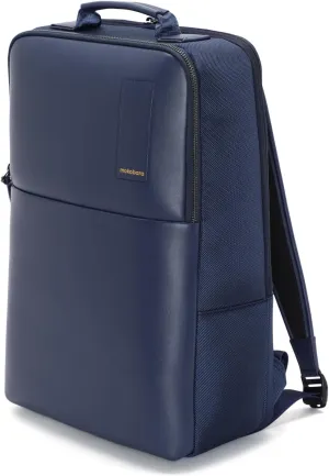 MOKOBARA Unisex-Adult The Backpack Pro Blue Vegan Leather Water Resistant Laptop 15.6Laptop Compartment Work Backpack 21L 2022 - Model One Size Medium Deep Dive