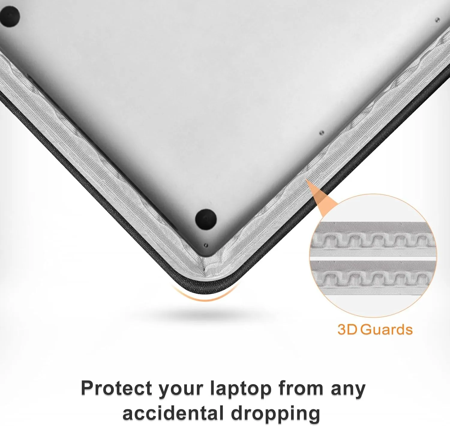 MOSISO 360 Protective Laptop Bag, 13.3 inch Computer Bag Compatible with MacBook Pro 14, HP, Dell, Asus Notebook, Side Open Sleeve with 2 Rectangle Zipper Pockets&Extendable Handle, Black