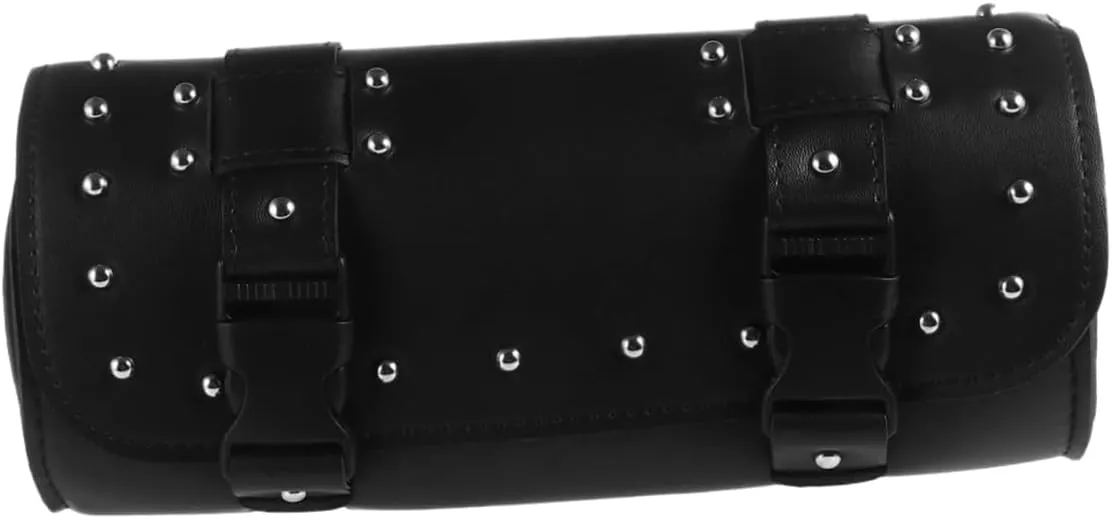 Motorcycle Handlebar Tool Bag Storage for Accessories Tools Pu Leather Durable