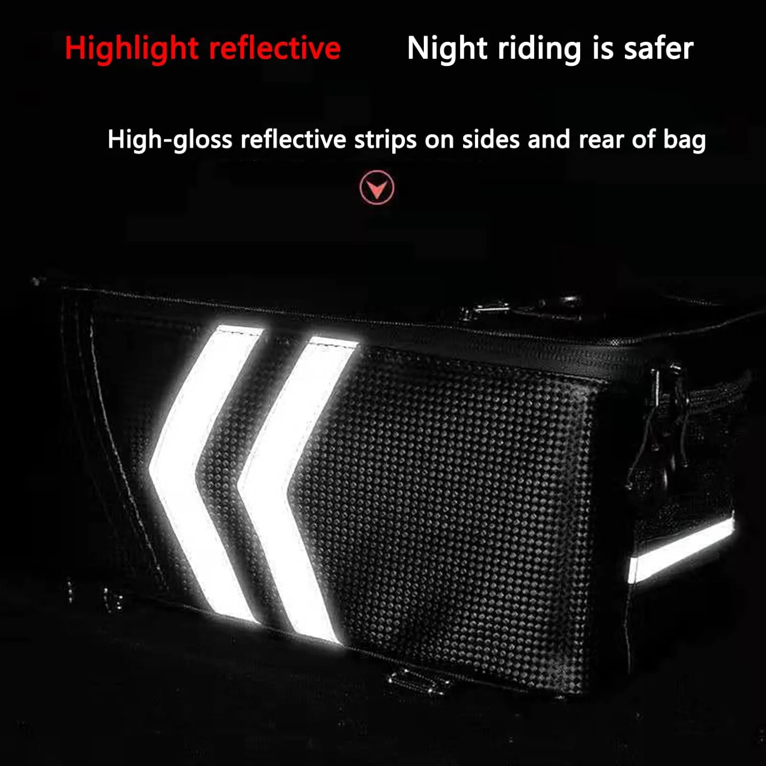 Motorcycle Tail Bag, Multifunctional Water Resistant Bicycle Tool Bag, Bike Saddle Bag with 8l/9l Large Capacity Storage Rear Rack Bag - Bike Cargo Bag for Commuter and Trekking Bikes