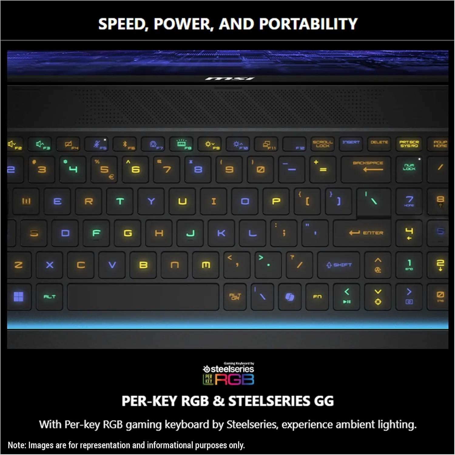 MSI Stealth 18 AI Studio Gaming Laptop, Intel Ultra 9-185H, 32 GB DDR5 RAM, 1 TB PCle SSD, 18” QHD  (2560x1600) 240Hz, Nvidia G-Force RTX 4080, Backlit Keyboard, W11 Home