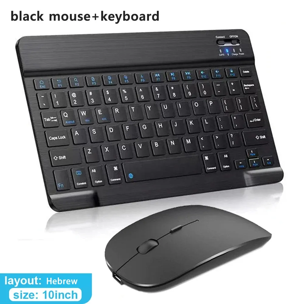 Multi-Language Bluetooth Keyboard Mouse for Tablet