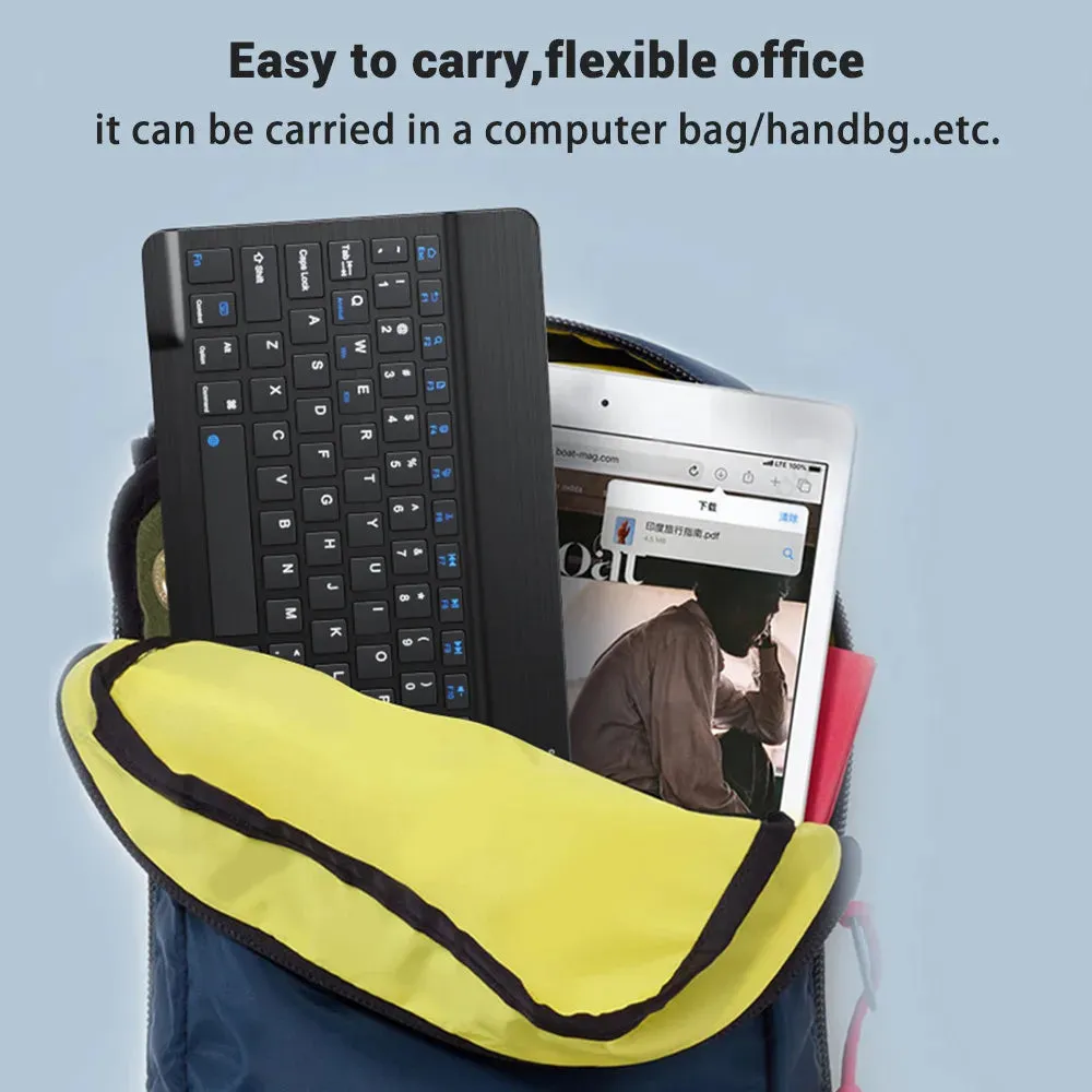 Multi-Language Bluetooth Keyboard Mouse for Tablet