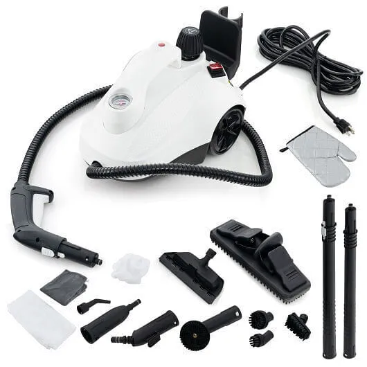 Multipurpose Steam Cleaner 1800W Portable Household Steamer with 61 oz Tank-Gray