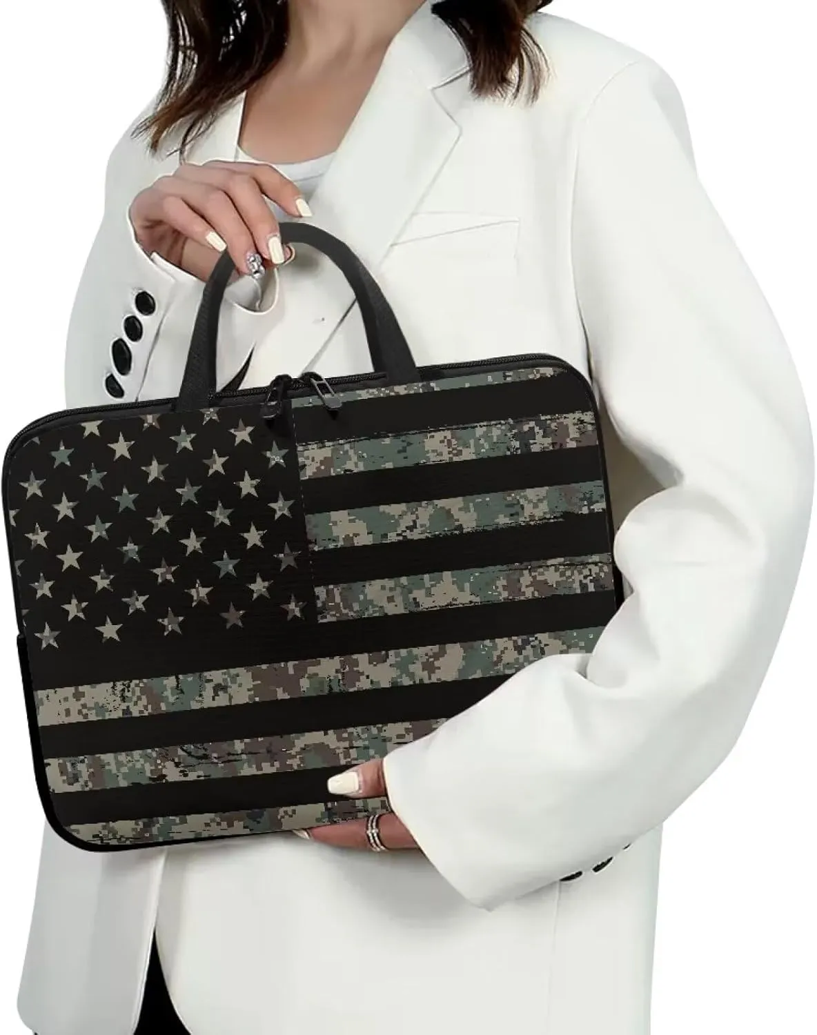 Mumeson Laptop Cover Bag,Durable Laptop Computer Carrying Bag Handbag Tablet Briefcase Handbag Slim Laptop Case Tote Bag