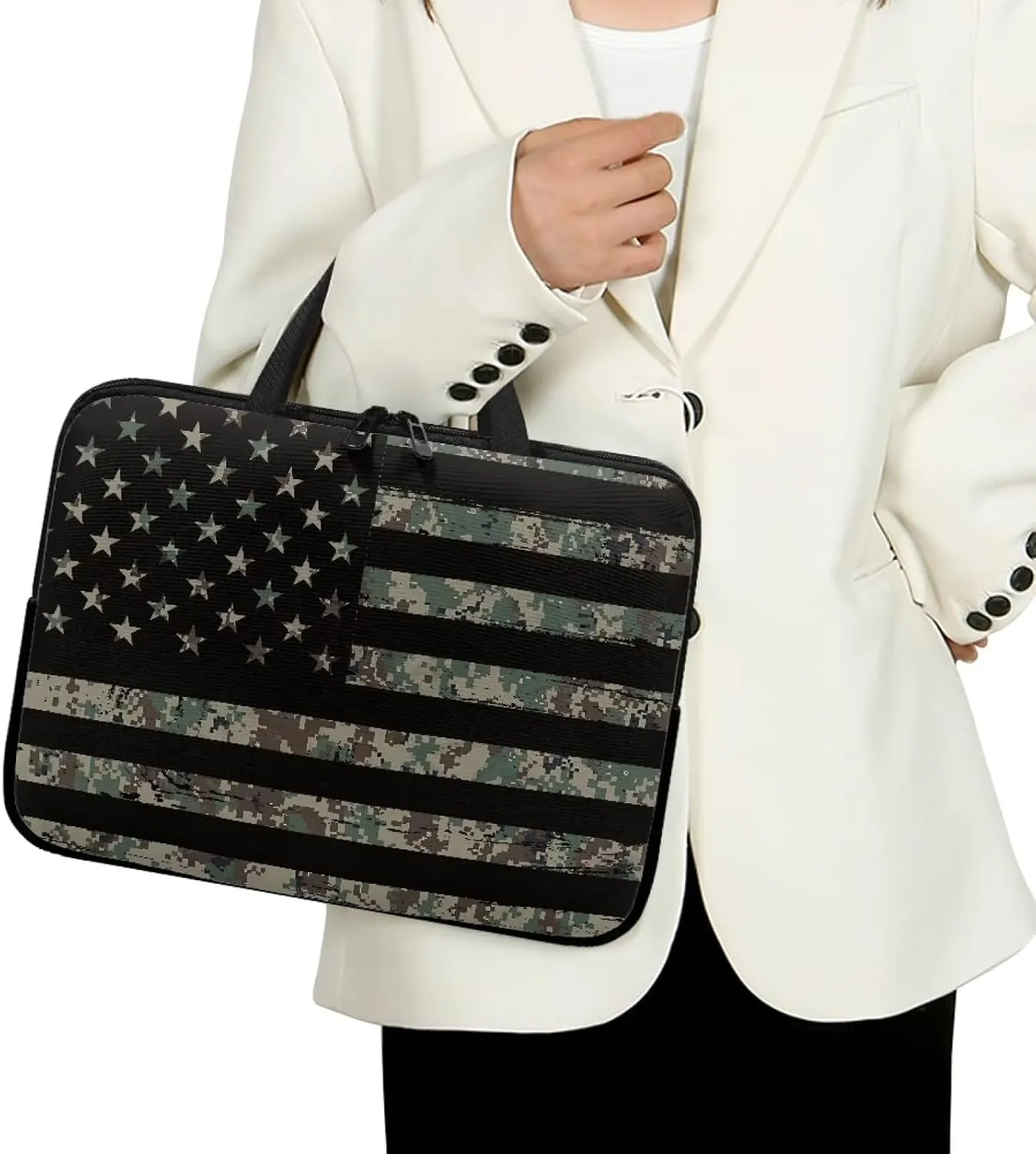Mumeson Laptop Cover Bag,Durable Laptop Computer Carrying Bag Handbag Tablet Briefcase Handbag Slim Laptop Case Tote Bag