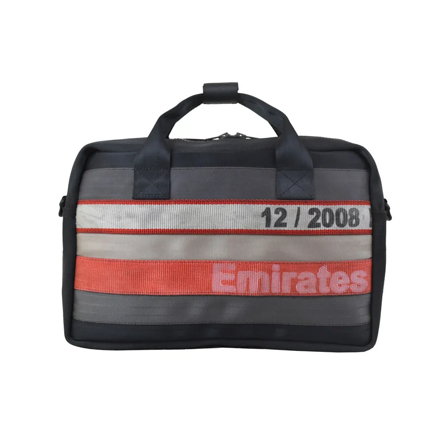 Museum of Fade Co-founder's Bag in Ex-Cargo Belts and Rescued Car Seat Belts [15" laptop bag]