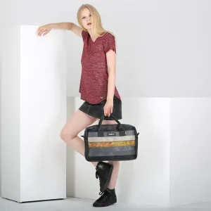 Museum of Fade Co-founder's Bag in Ex-Cargo Belts and Rescued Car Seat Belts [15" laptop bag]