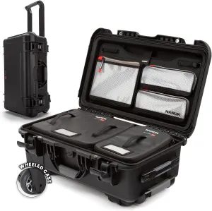NANUK 935 Pro Photo with N-Cubik – Waterproof Travel Camera Hard Case with 13S & 13M N-Cubik Insert and Wheels, 22” x 14” x 9”, Dustproof and Impact-Resistant, Airline Carry-On Approved – Black