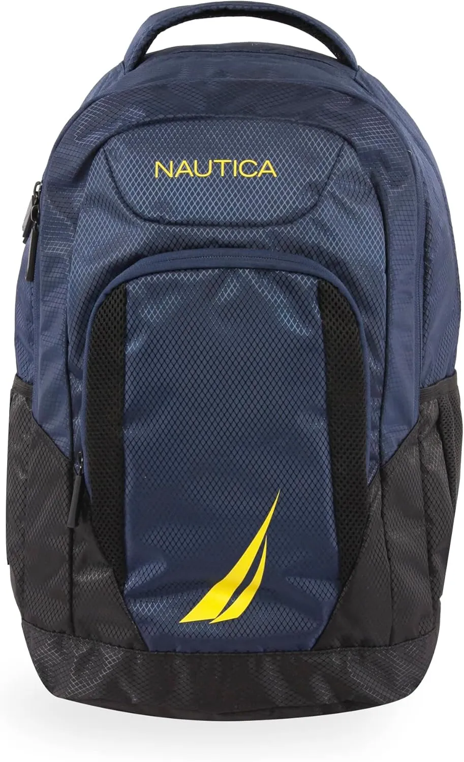 NAUTICA Sail Laptop Backpack, Navy/Yellow, One Size