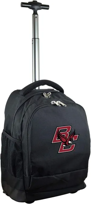 NCAA L780 19" Premium Wheeled Backpack (Black, Boston College Eagles)