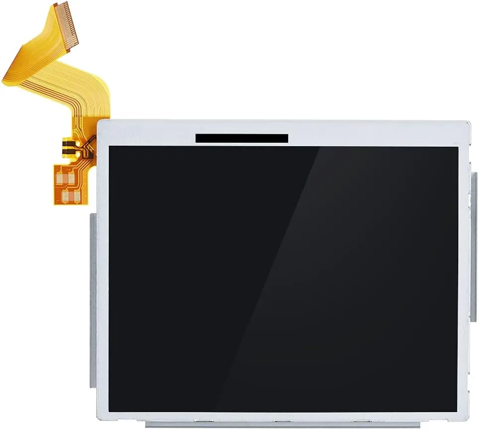 NDSI XL Replacement Upper and Bottom LCD Screen Display Premium Quality Glass Material, Efficiently Cures Dead Pixels and Display Problems (NDSI XL Upper Screen)