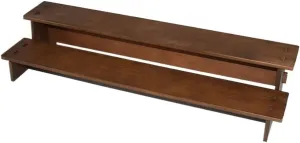 Necklace Display Holder Brown Two Tier Bracelet Display Jewelry Rack Jewelry Storage Wooden Ladder Jewellery Stand Holder
