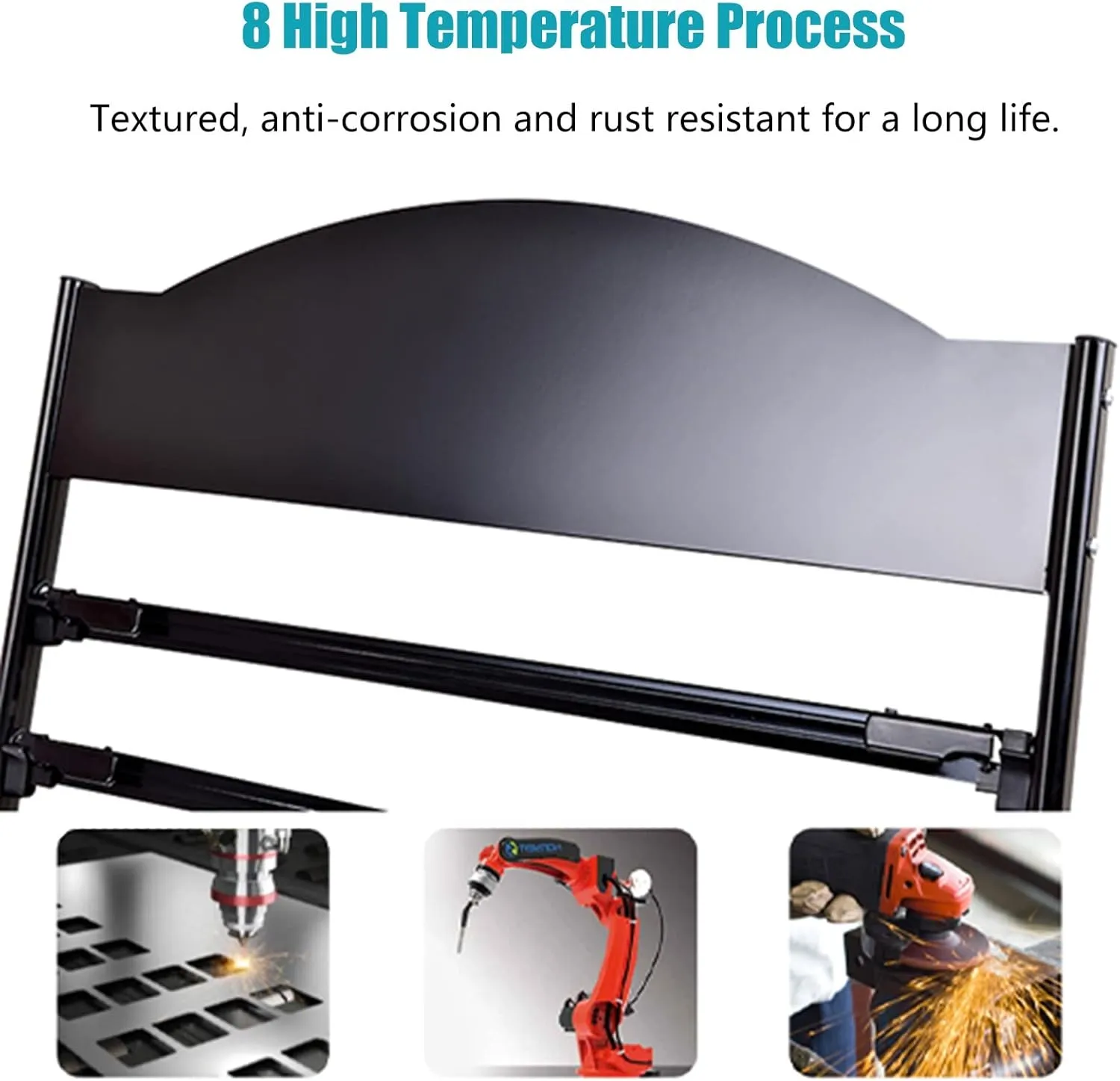 Newspaper Rack Floor Stand, 4-Layer Iron Wheeled Magazine Display Holder, for Brochures, Documents in Exhibitions, Shopping Malls, Hospitals, Offices(Black-LxWxH 50x32x152 cm