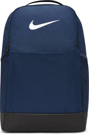 Nike Brasilia 9.5 Training Backpack, Midnight Navy/Black/White, Medium