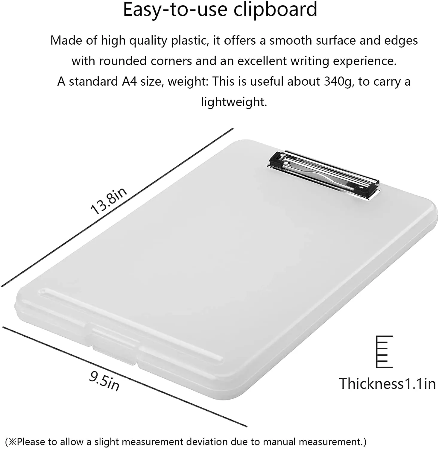NIYO TOYS Exam Pad with Storage Box - A4 Size