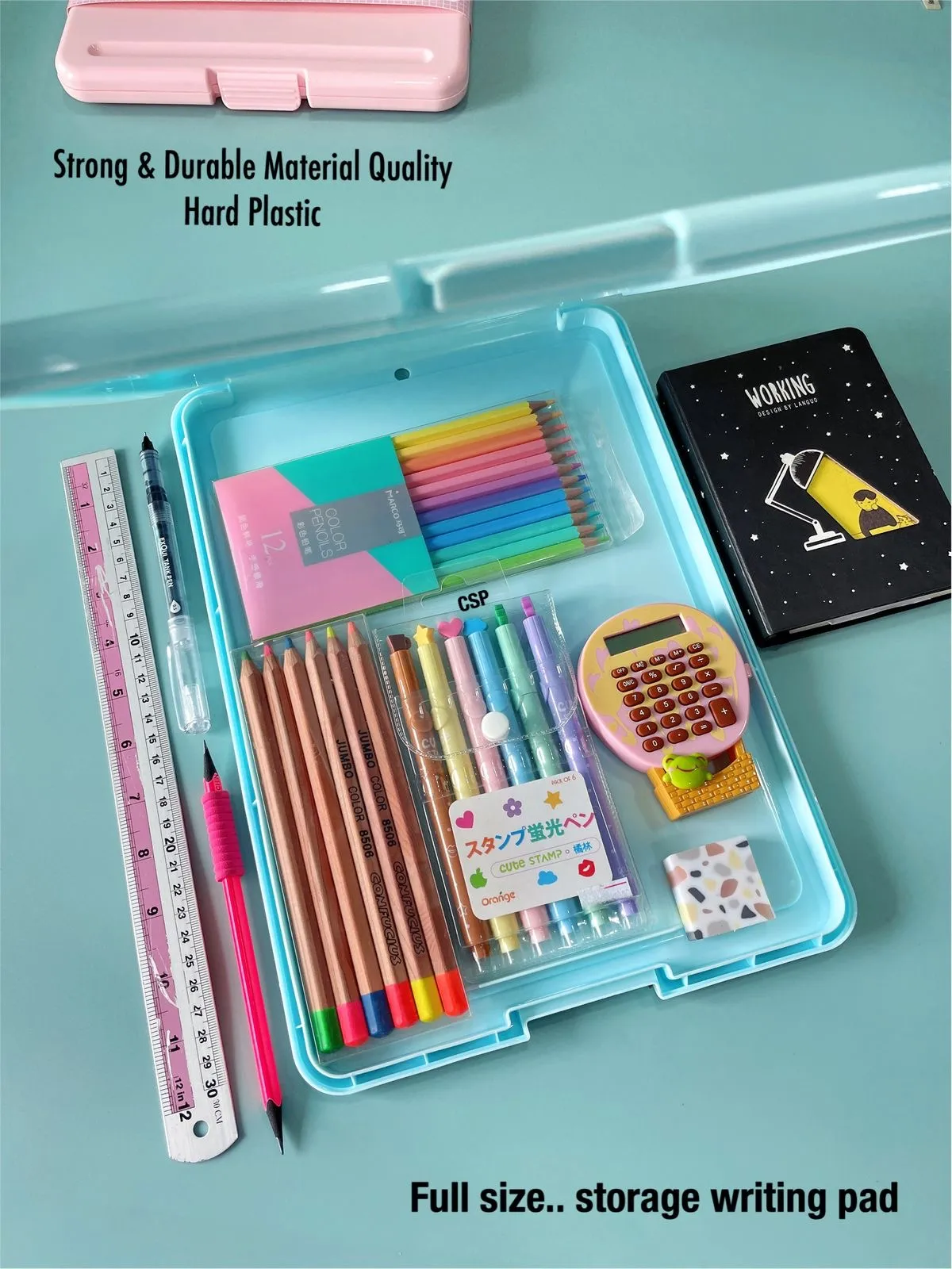 NIYO TOYS Exam Pad with Storage Box - A4 Size