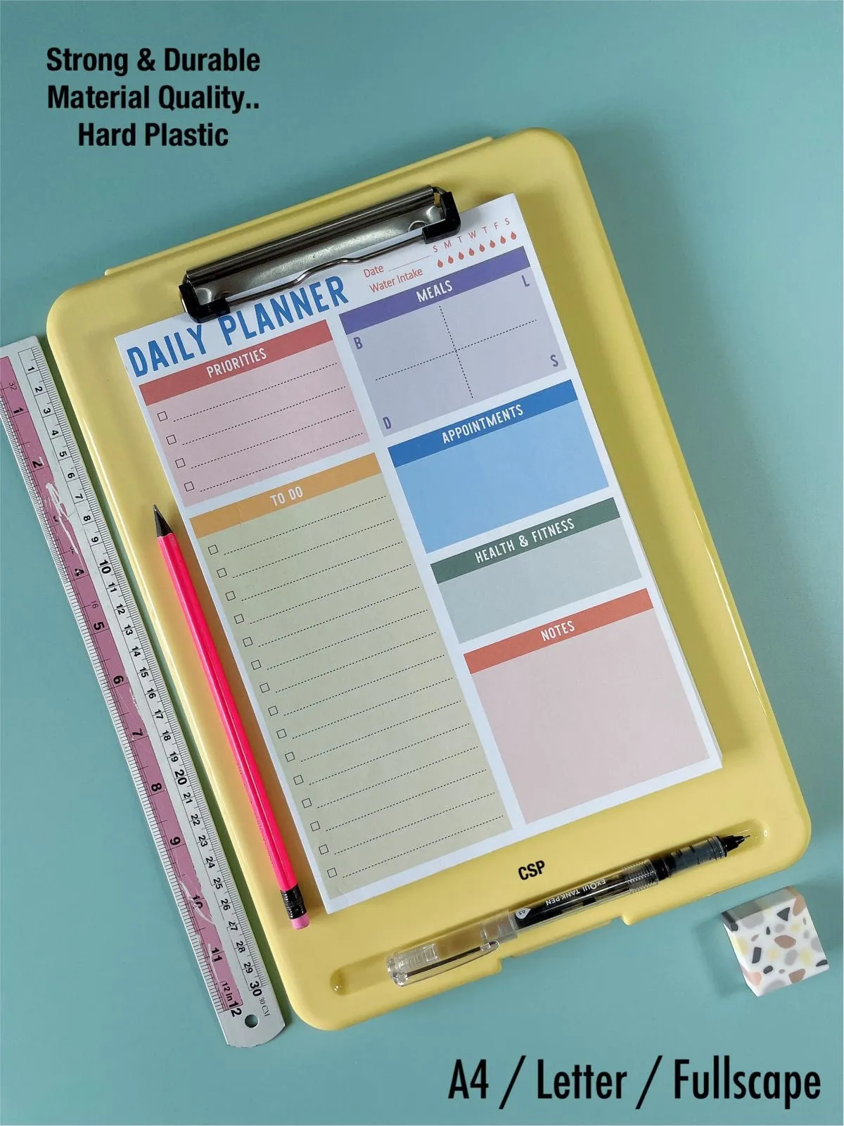 NIYO TOYS Exam Pad with Storage Box - A4 Size