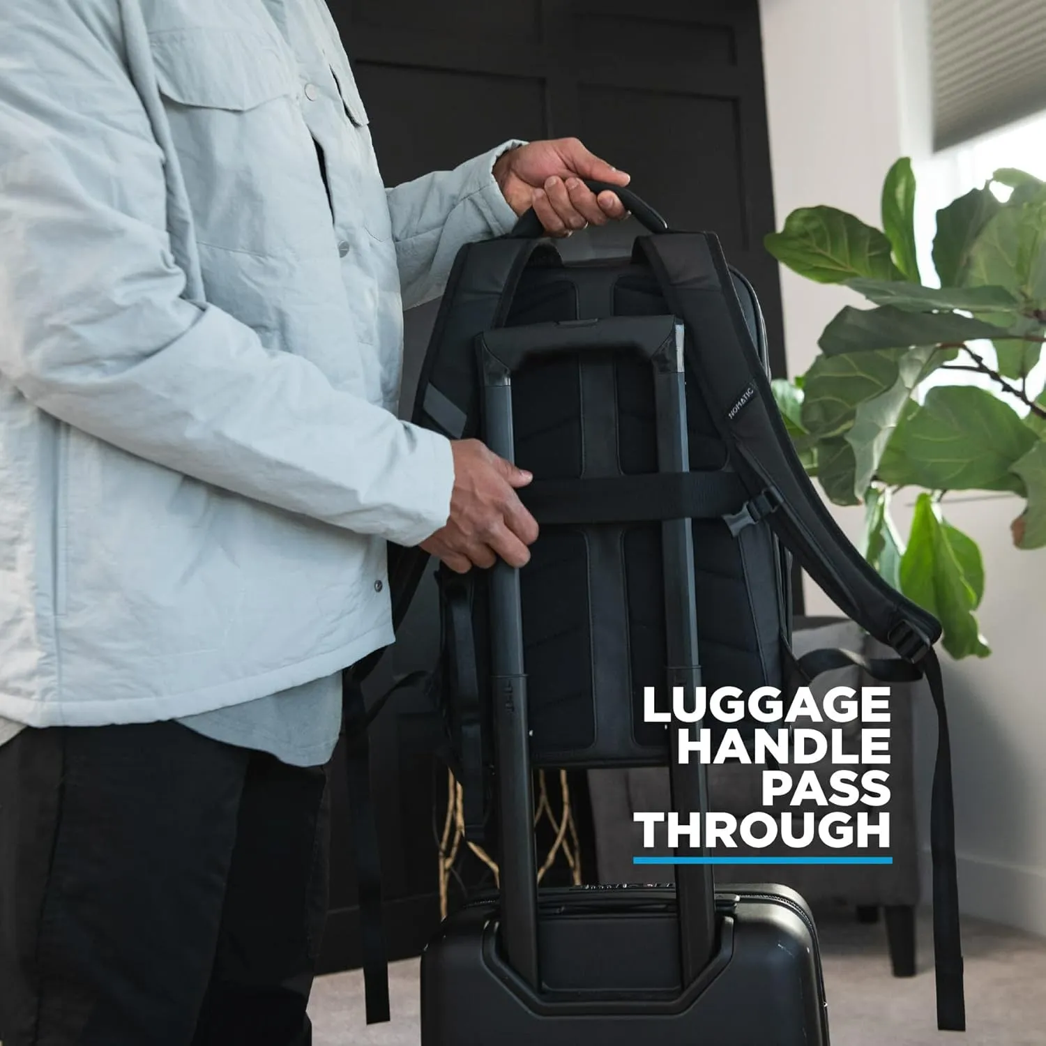 NOMATIC Backpack - 14L Water Resistant Anti Theft Backpack - Laptop Bag - Computer Backpack - Expandable Black Backpack